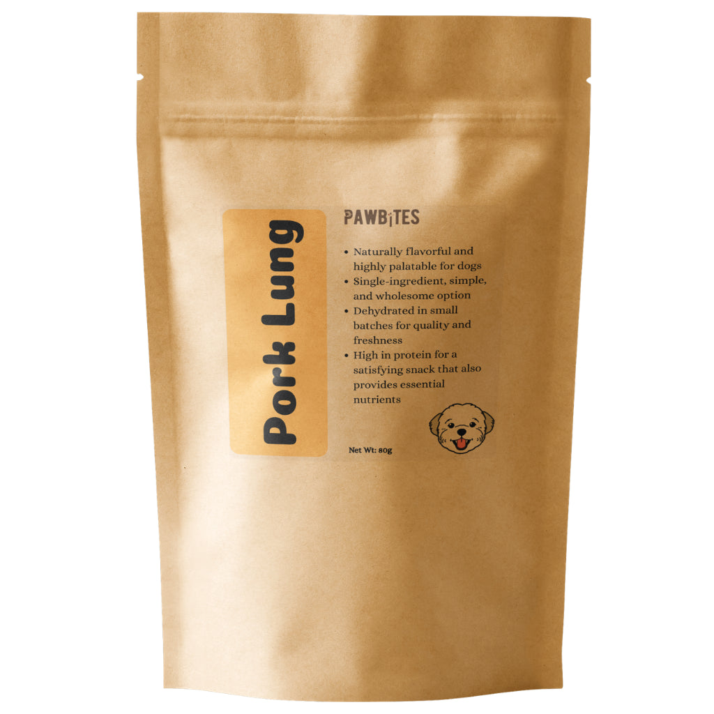 Pork Lung Dehydrated Treats